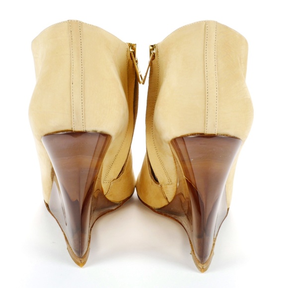 Burberry Prorsum Keston Lucite Wedge Boots - 36 - Picture 7 of 12